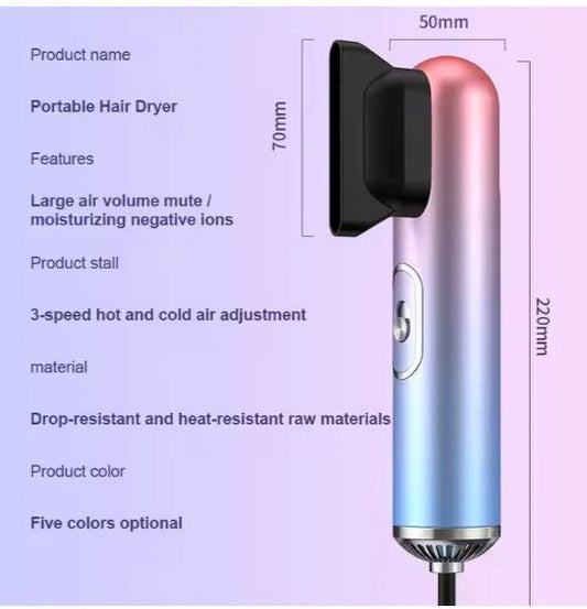 Smart Compact Hair Dryer  مجفف شعر ذكي ومضغوط