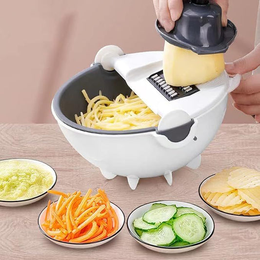 All-in-One Vegetable Slicer for Quick & Easy Prep  قطاعة خضروات شاملة لتحضير الطعام بسرعة وسهولة