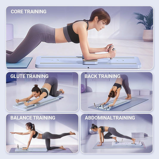 Multi-Functional Pilates Board for Home Fitness & Core Training