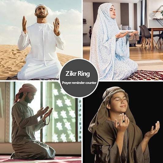 1. Digital Zikr Ring – Count Your Blessings with Ease  خاتم الذكر الرقمي – عد نعم الله بسهولة