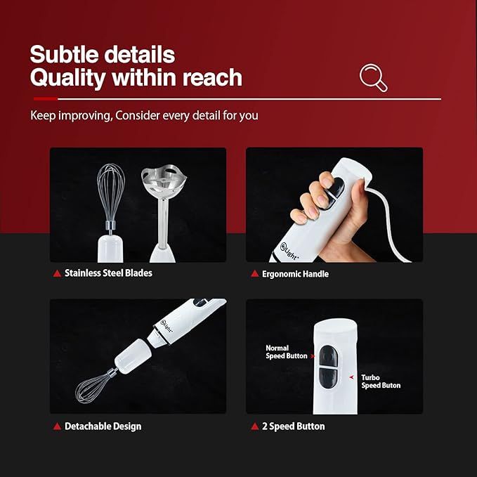 SwiftBlend 2-in-1 Electric Hand Mixe  سويفت بلند 2 في 1 خلاط يدوي كهربائي