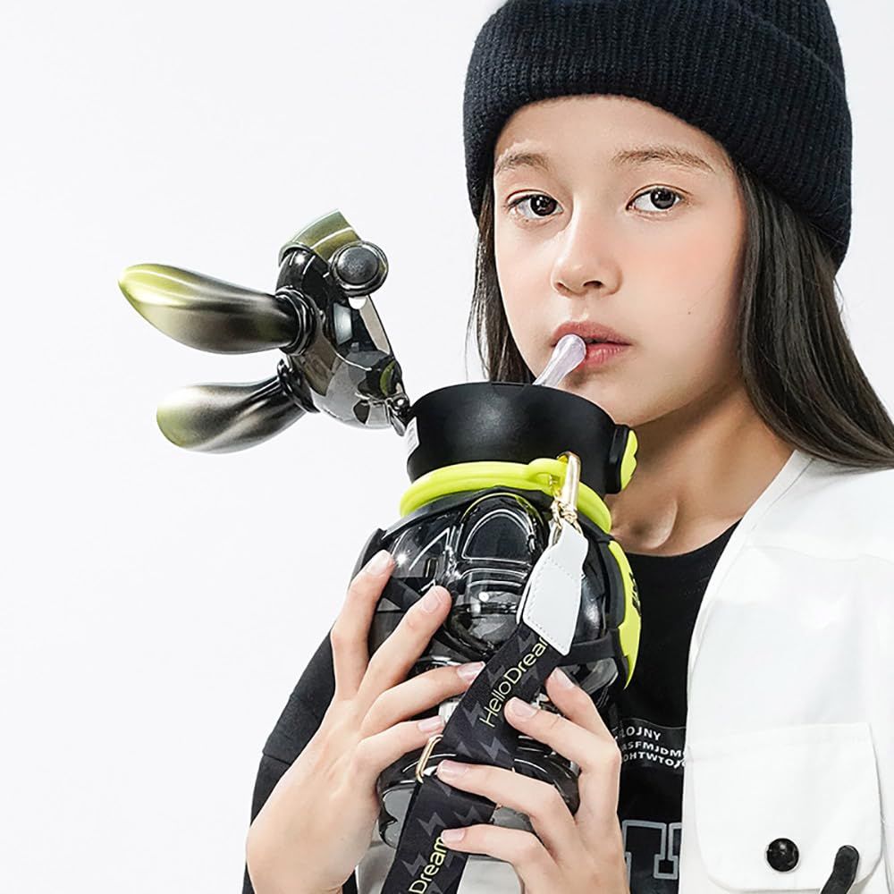 Bunny Robo Thermo Bottle for Kids   زجاجة حرارية للأولاد بشكل الأرنب الروبوت
