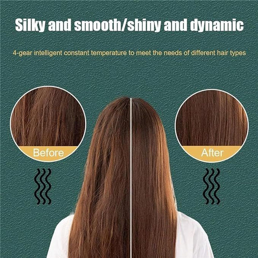 Electric Hair Straightener Brush  فرشاة كهربائية لفرد الشعر