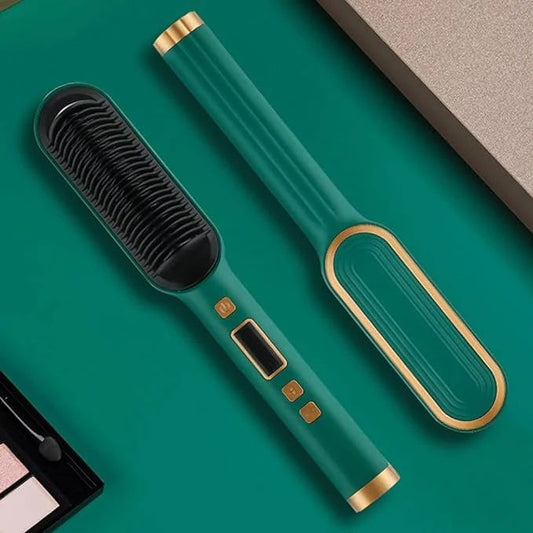 Electric Hair Straightener Brush  فرشاة كهربائية لفرد الشعر
