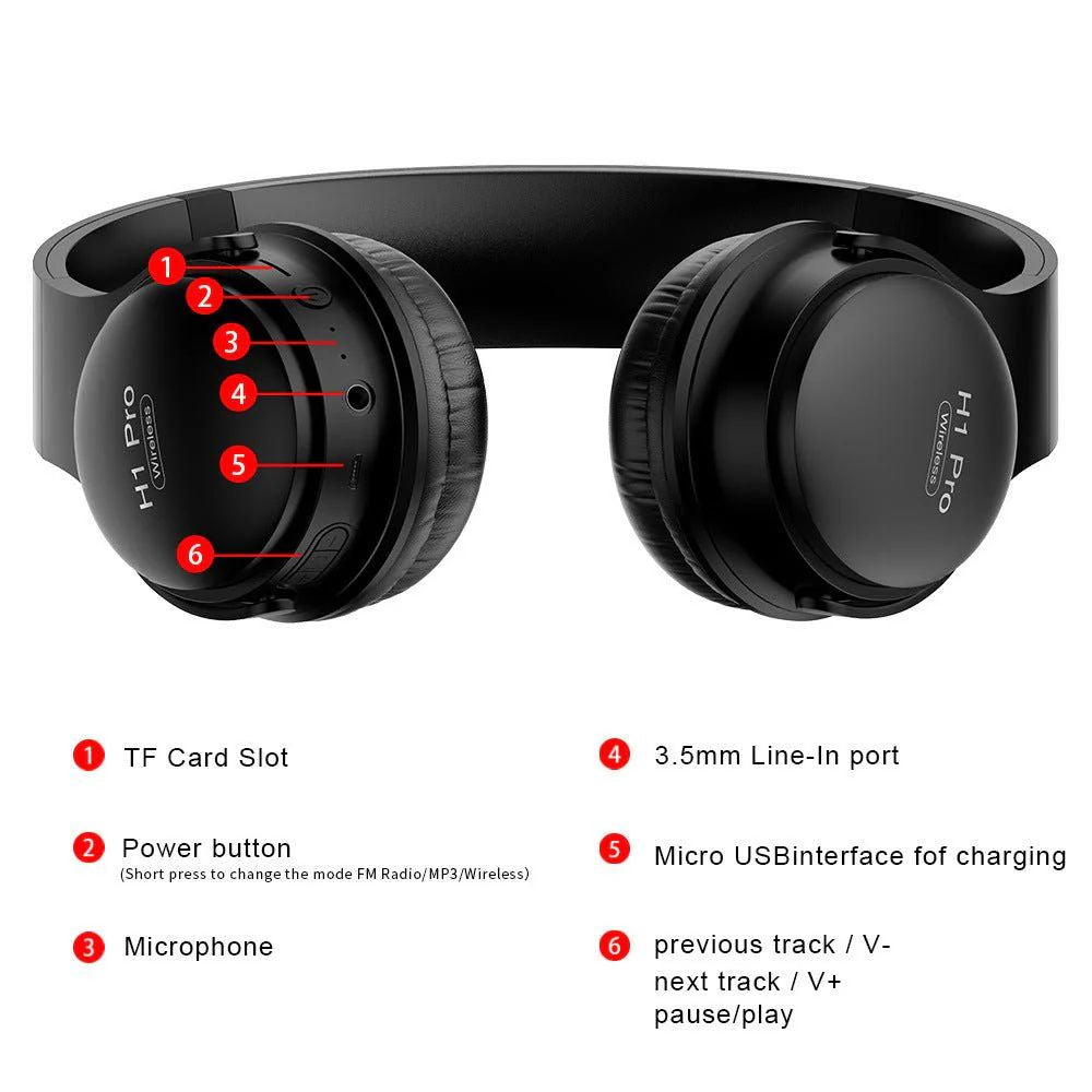 Ultra-Clear Wireless Bluetooth Headset  سماعة بلوتوث لاسلكية فائقة الوضوح