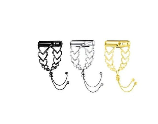Elegant Heart Bracelet Strap – Love Meets Style   سوار أنيق بشكل قلب – حيث يلتقي الحب بالأناقة