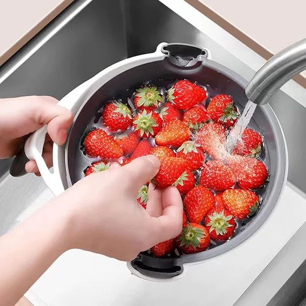 All-in-One Vegetable Slicer for Quick & Easy Prep  قطاعة خضروات شاملة لتحضير الطعام بسرعة وسهولة