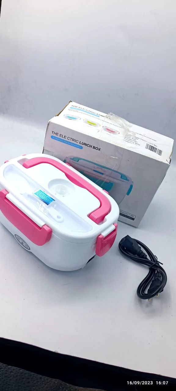 Travel-Friendly Electric Food Heater Box    صندوق تسخين طعام كهربائي مناسب للسفر